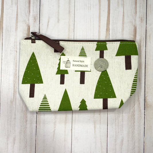 Notions Pouch for knitting or Crochet - Pine Trees by Sierra and Pine