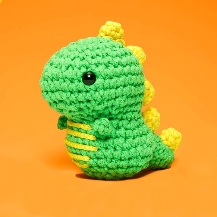 The Woobles Crochet Kit - Fred The Dino