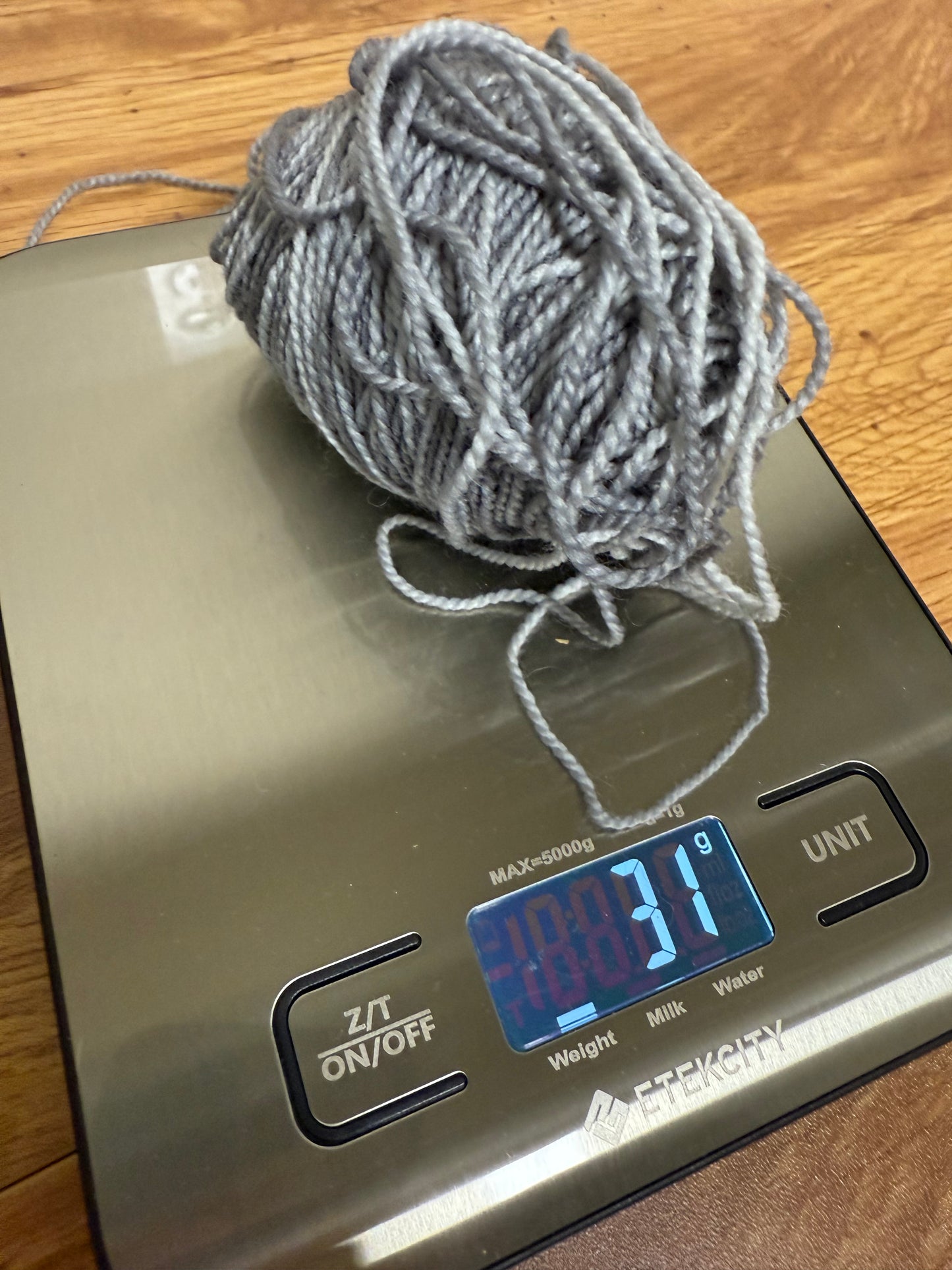 DESTASH: Knit Picks Hawthorne Kettle dyed Fingering yarn in colorway Slate