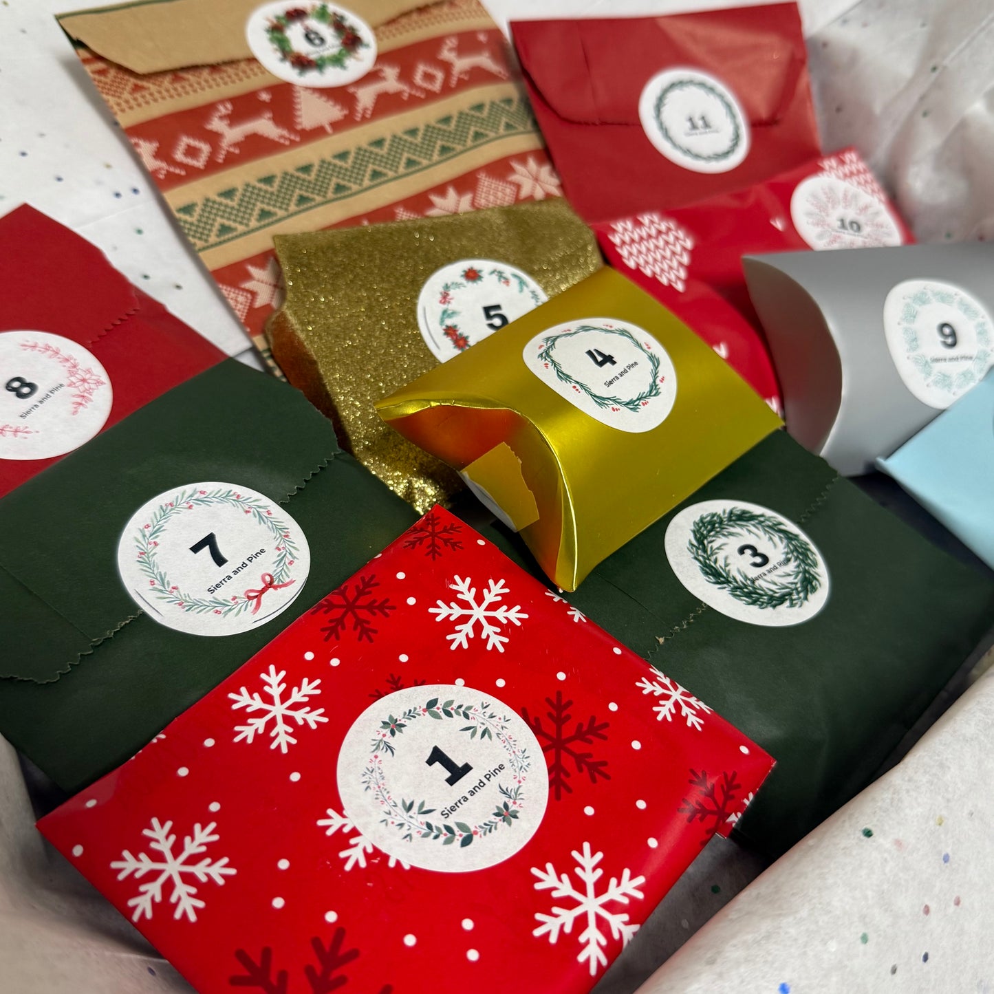 12-Day Advent Calendar for Knitters or Crocheters