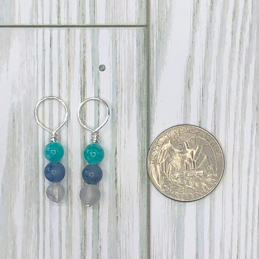 Hollywood Boulevard 2 pcs Stitch Markers | Sierra and Pine Knitting Accessories