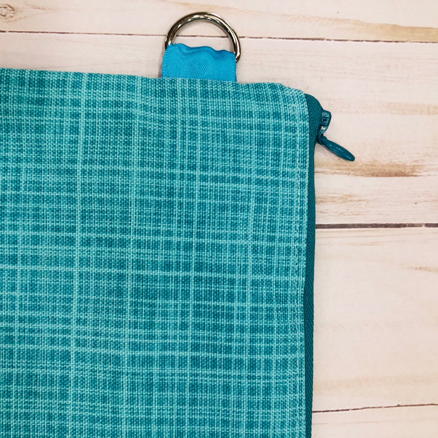 Teal Holiday Small Project Bag by Sierra and Pine