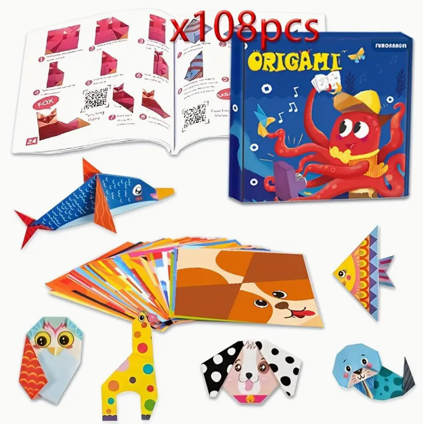 Origami Kit - 108 pages and 54 designs