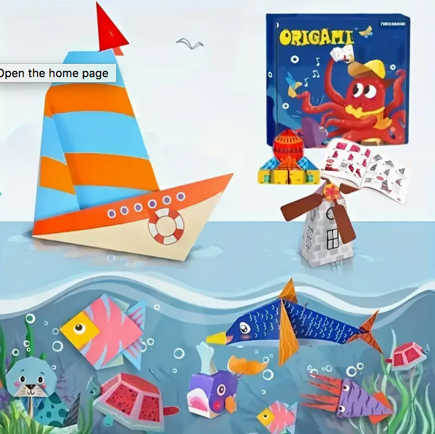 Origami Kit - 108 pages and 54 designs