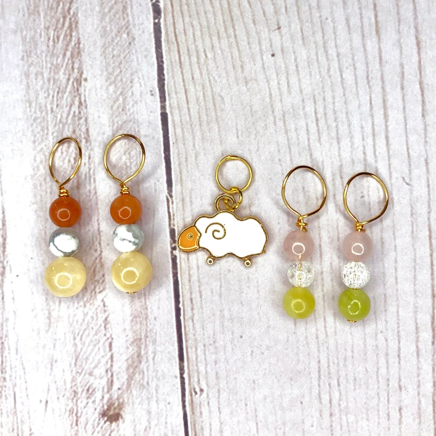 Sheep 5 pcs Stitch Markers
