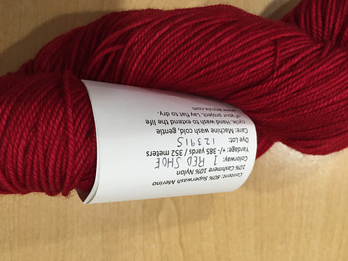 Anzula Squishy in colorway Red Shoe