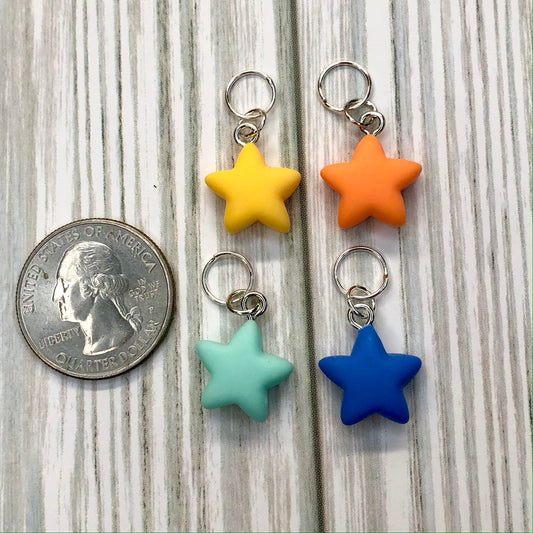 Under the Sea Stars 4pcs Stitch Markers Set