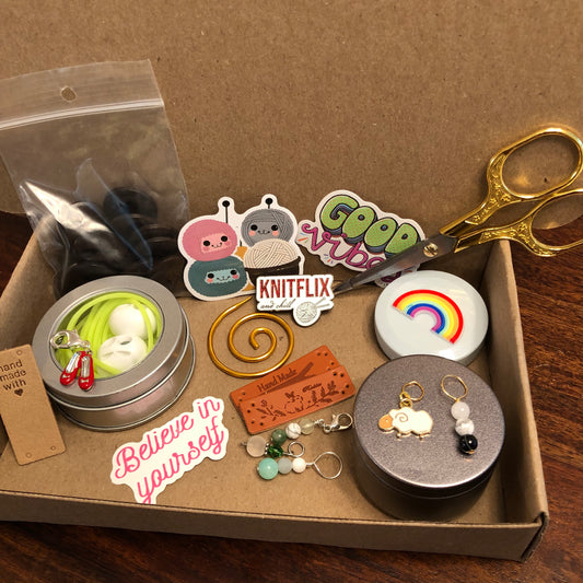Self Indulgent box for knitters by Sierra and Pine