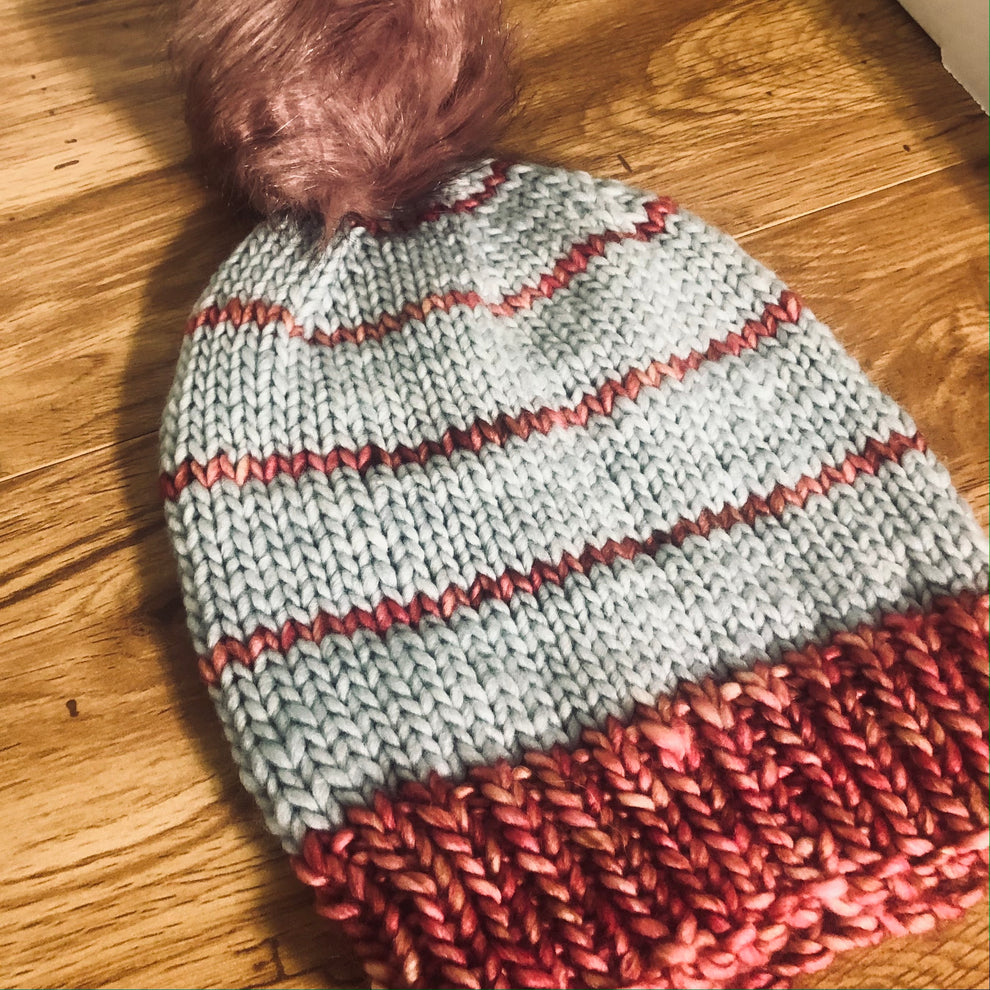 Point Reyes Hat Point Reyes Slouchy Hat Knitting Pattern | Quick and Easy Hat Knitting ...