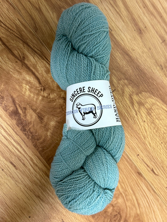 DESTASH: Sincere Sheep Cormo Fingering teal