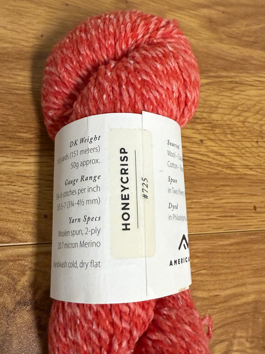DESTASH: 1 skein of Brooklyn Tweed Dapple in Honeycrisp