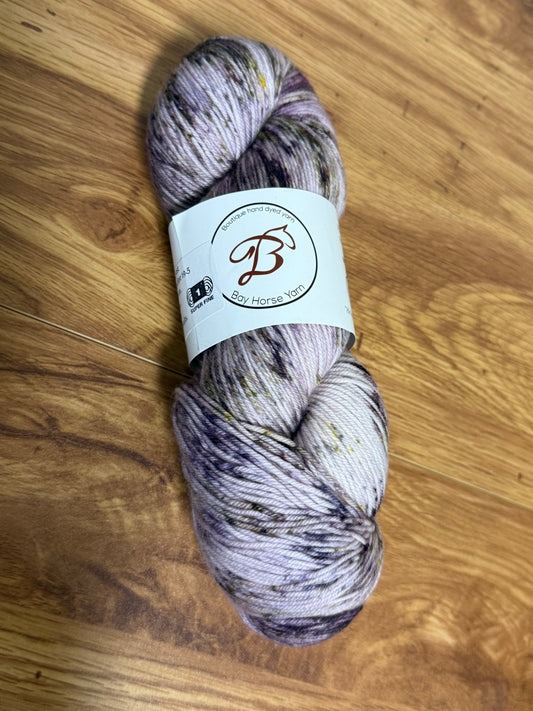 DESTASH: 1 skein of Bay Horse Yarn Show Horse Sock in colorway Apple Harvest