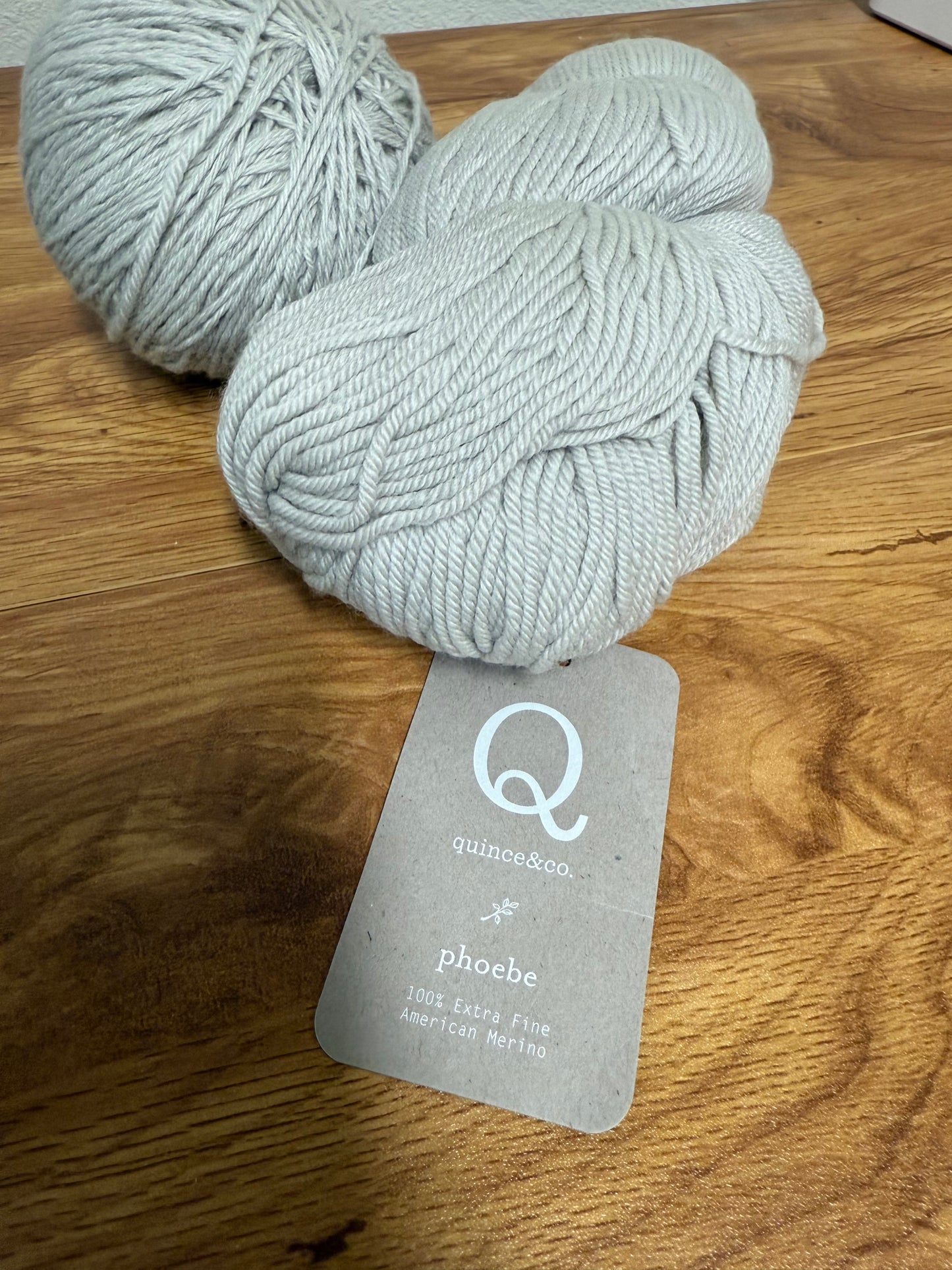 DESTASH: 2 skeins of Quince & Co. Phoebe in Colorway Jupiter