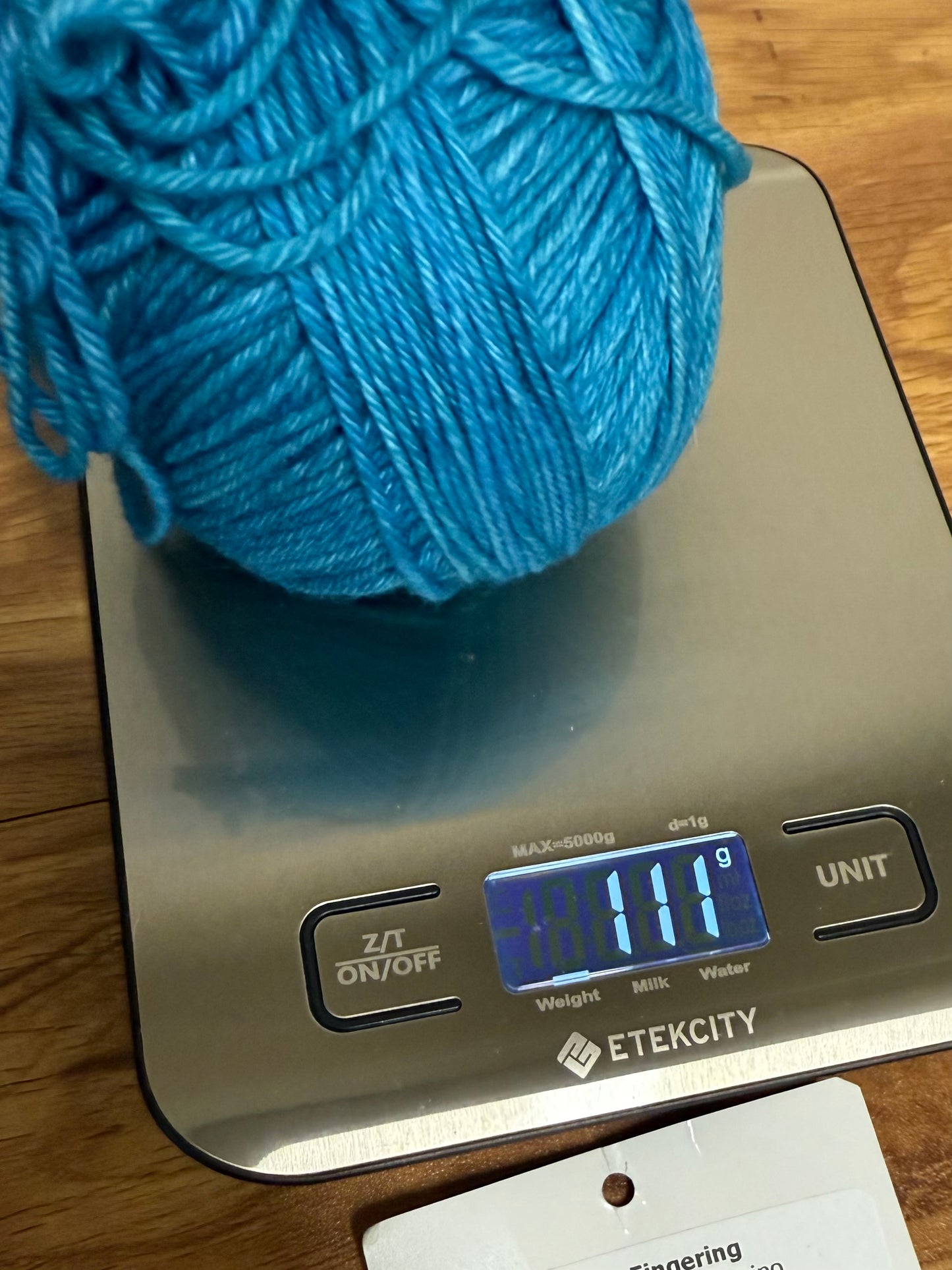 DESTASH: 1 Skein of Mystery Yarn - Electric Blue