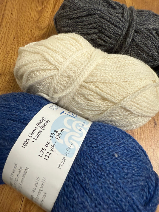 DESTASH: LEFTOVERS: Berocco Talara in 3 colors = 125g