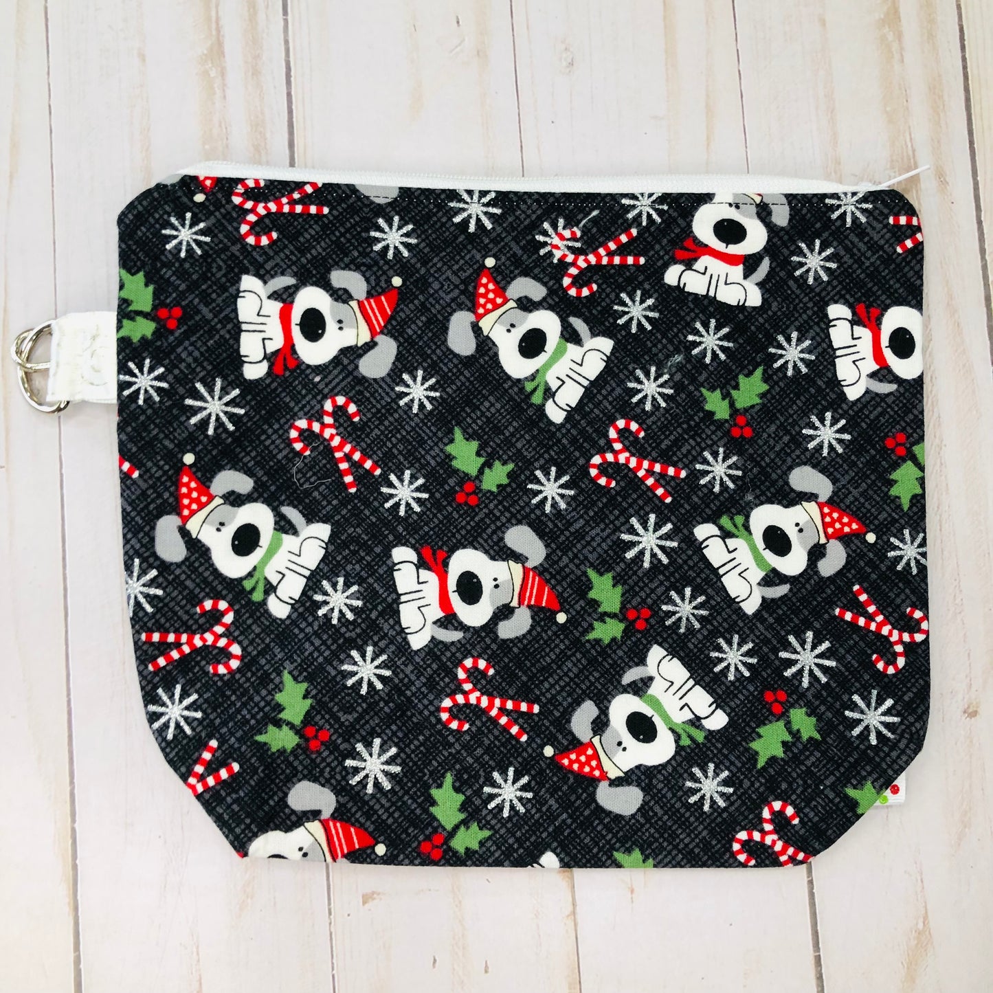 Holiday Dogs Small Project Bag by Sierra and Pine