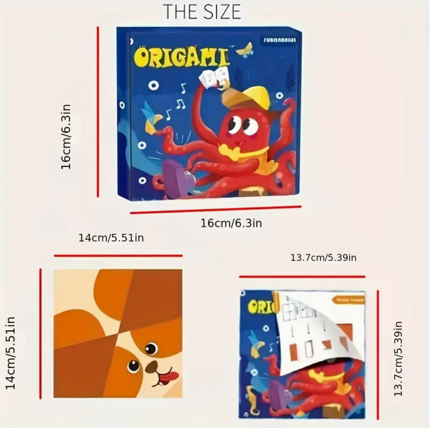 Origami Kit - 108 pages and 54 designs