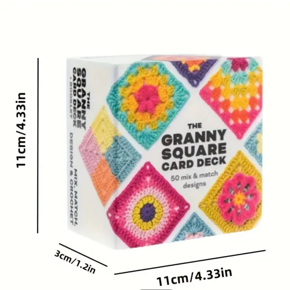 The Granny Square Card Deck - 50 mix & match designs