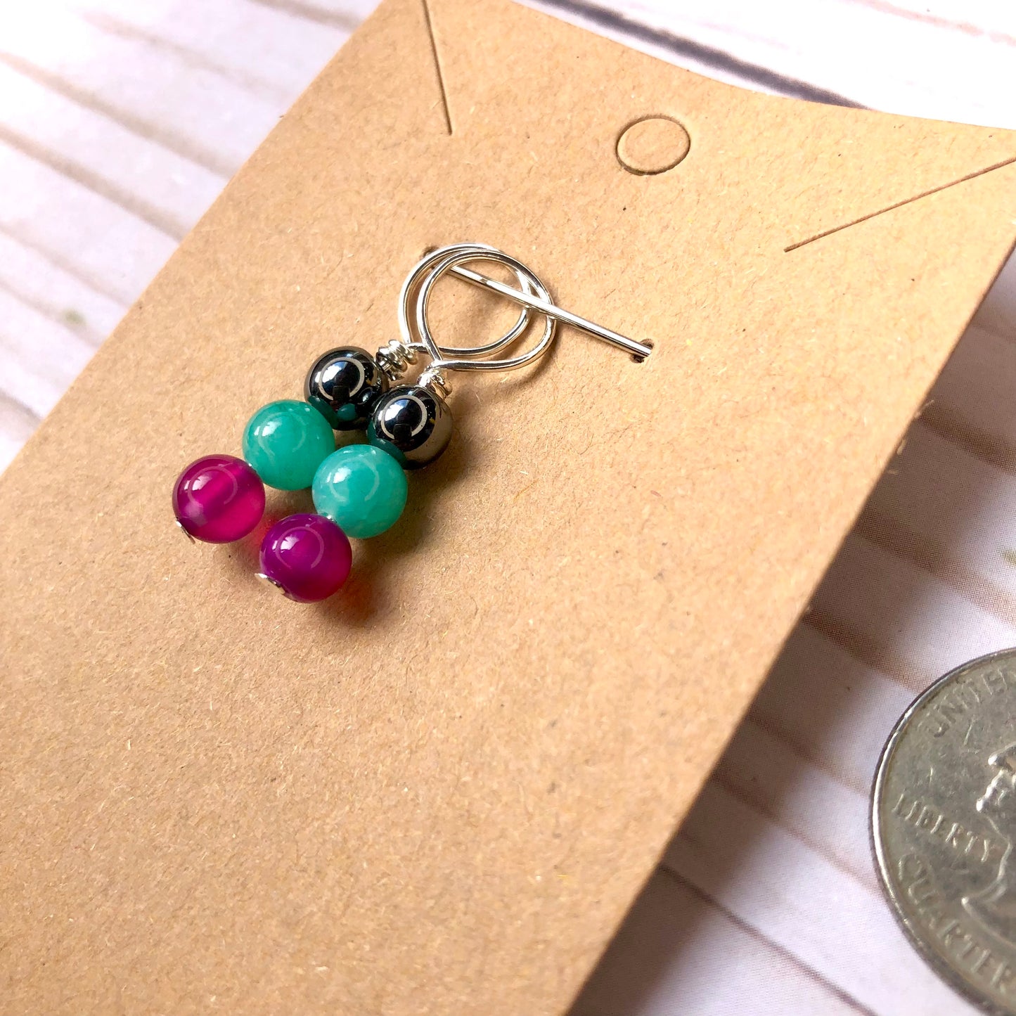 Roses and Raspberries 2pcs Stitch Markers Set